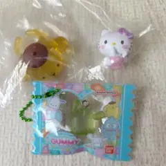 サンリオ グミチュアチャーム＆ミニポーチ ガチャガチャ 3個セット