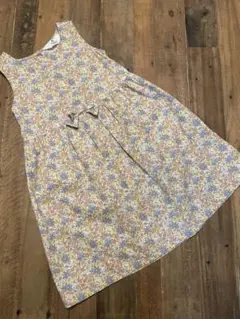 【H&M】小花柄ノースリーブワンピース 5-6Y(約120cm)