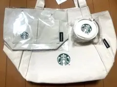 スターバックス福袋2025 トートバック バックインバック 小物ポーチ