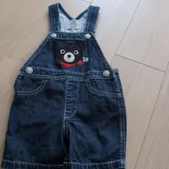 DOUBLE.B デニムオーバーオール Fサイズ