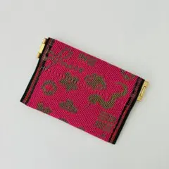 ウル様依頼分　畳縁のバネ口ポーチ１点