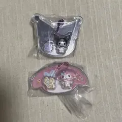 サンリオ キャラクターズ アクリルキーホルダー 2種セット　マイメロ　クロミ