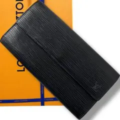 ルイヴィトン ポルトフォイユサラ 長財布 エピ 黒 ブラック