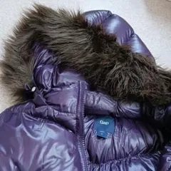 【美品】Gap　y2k 　平成　パープル フードダウンベスト　Men's