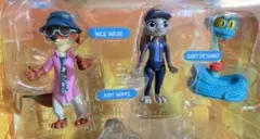 ディズニー ズートピア2 アドベンチャー 関節可3インチフィギュア3体セット