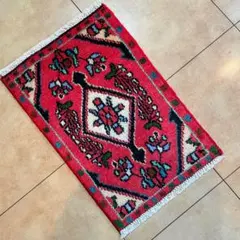 トライバルラ ハマダン産グ オールド本物 手織りサイズ 36\54cm