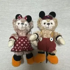 ダッフィー ぬいぐるみバッジ ハロウィン 2015年 ミッキー ミニー 仮装