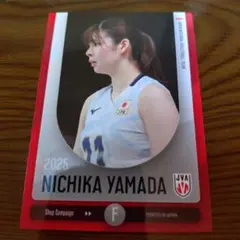2025年山田二千華、石川真佑選手カード
