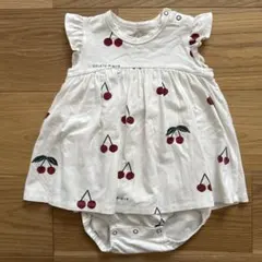 ＊gelato pique チェリー柄ロンパース＊