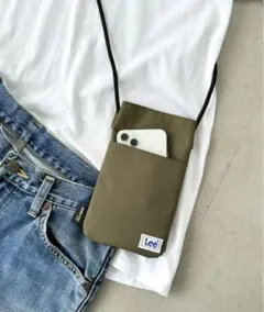 Lee/リー　リサイクルポリエステル　ミニショルダー　スマホショルダー