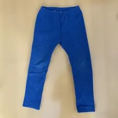 UNIQLO 110cm パンツ　ズボン　裏起毛　ネイビー