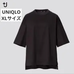 UNIQLO +J スーピマコットンオーバーサイズT ブラック XL