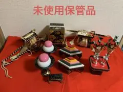 【最終価格】35号　雛道具　雛人形　雛飾り小道具6点セット　未使用保管品