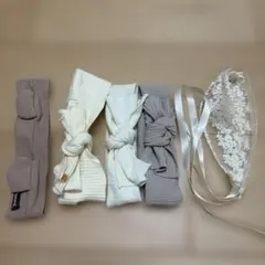 ベビー　ヘアバンド　リボン　5点セット