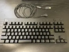 Logicool G PRO X ゲーミングキーボード テンキーレス 有線 青軸