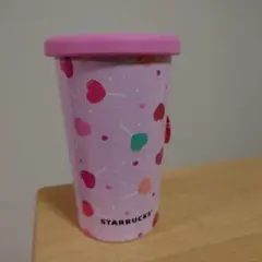 新品★スタバ　バレンタイン 2021シリコンリッドステンレスカップ ロリポップ