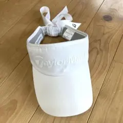 サンバイザー　テーラーメイド　白　一度のみ使用　フリー