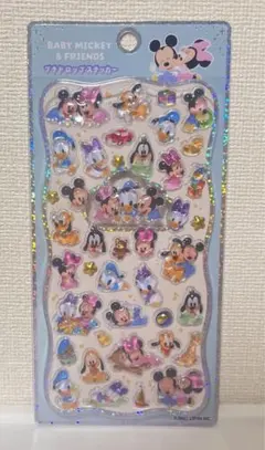 正規品 ディズニー プチドロップステッカー プチドロ ベビーミッキー＆フレンズ
