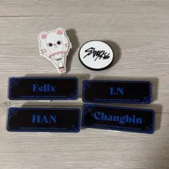 straykids ハン　名札　ポップアップ　釜山　ネームバッチ　スキズ　特典 2026年最新】straykids 釜山 popup 名札の人気アイテム - メルカリ