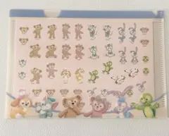ディズニーシー ダッフィーアンドフレンズ シール クリアファイル