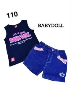 女の子　ショートパンツ　ノースリーブ　110 ベビードール　まとめ売り