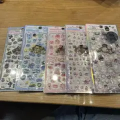 ジュエルプチドロップ　プチドロップステッカー　光るジュエルプチドロップ　5枚