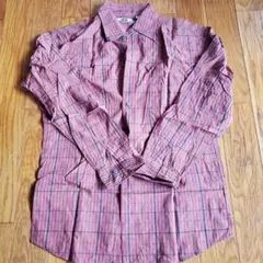 2UNIQLO U チェック柄 長袖シャツ M