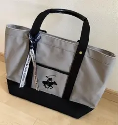 【BEVERLY HILLS POLO CLUB】ポロキャンバストートL