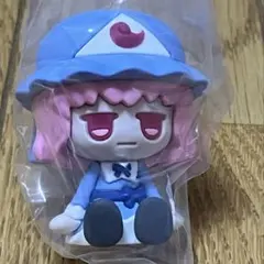 東方project ダイソー　ラバーフィギュア　西行寺幽々子