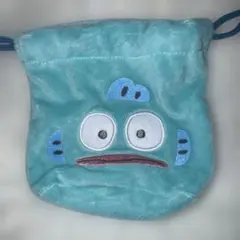サンリオ はぴだんぶい ふわふわフェイス巾着 ハンギョドン
