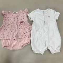 ベビーギャップ 70 スラップスリップ 80 ロンパース くま