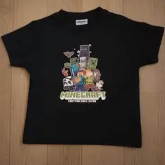 Minecraft キャラクター半袖Tシャツ 140 ブラック男の子