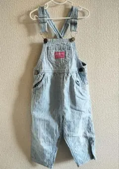 【OSHKOSH/オシュコシュ】デニム花柄オーバーオール 3T