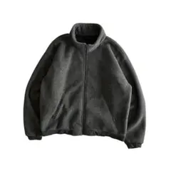 【希少】90s ランズエンド USA製 ボアフリースジャケット 短丈L