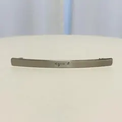 アニエスベー メタル バレッタ シルバーのサムネイル