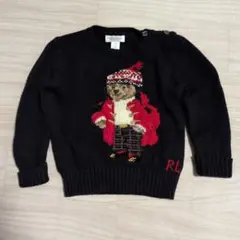 Ralph Lauren ポロベア ニット セーター 80 ネイビー