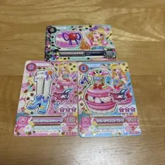 アイカツ！ カード まとめ売り 3枚 エンジェルシュガー なないろマカロンコーデ