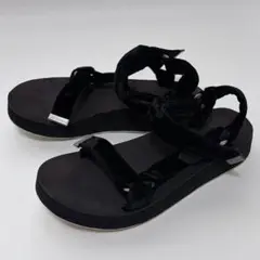 D734/Teva テバ サンダル ブラック シンプル カジュアル1107036