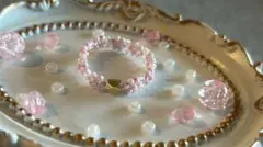 ハンドメイド ピンクビーズリング（ご希望サイズオーダー可能です！）