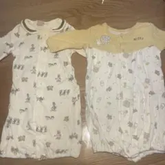 Petit main ディズニー&ミッフィー　新生児2wayカバーオール