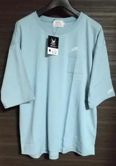 WACHI FIELD わちふぃーるど ダヤン Tシャツ Fサイズ 空色のサムネイル
