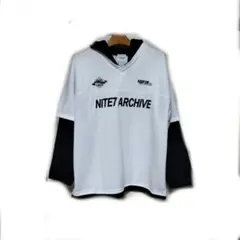 〘SUNDAYS SKATE CLUB〙メッシュレイヤードTパーカー