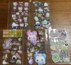 A7サイズ シールおすそ分け5枚セット サンリオ たまごっち タイルシール