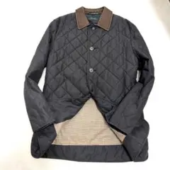 LAUREN ラルフローレン✨️キルティングジャケット M相当 ブラック 襟起毛