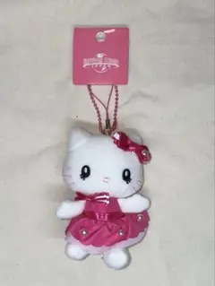 【新品タグ付】USJ限定ハローキティ ぬいぐるみキーホルダー