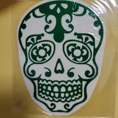 メキシカンスカルステッカー【グリーン】