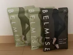 新品・未開封 BELMISE スリムレギンス Mサイズ 3枚セット