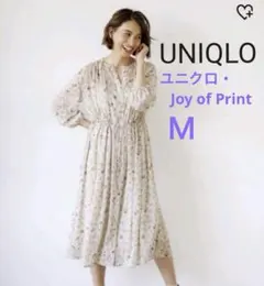 ユニクロ・Joy of Print シフォンワンピース