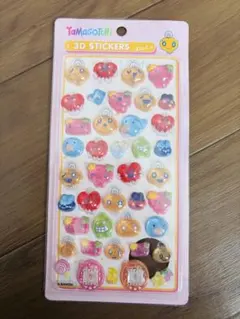 たまごっちタマゴッチ ポンポンドロップ3Dステッカー シート