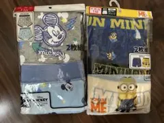 【新品】ミニオンミッキー 前開きボクサーブリーフ 110サイズ2枚組4枚セット